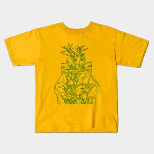 Mom's rosemary in jar Kids T-Shirt